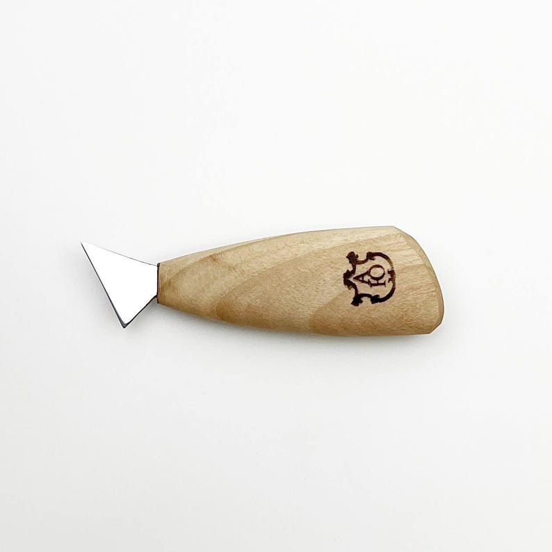 Chip Carving Knife, 25mm Geometric Wood Carving Tool image 8