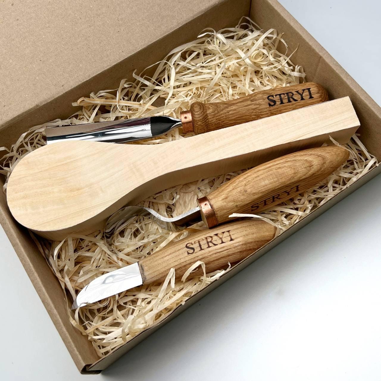 Kit per intagliare cucchiai STRYI, set di attrezzi per intaglio del legno per principianti - Italia
