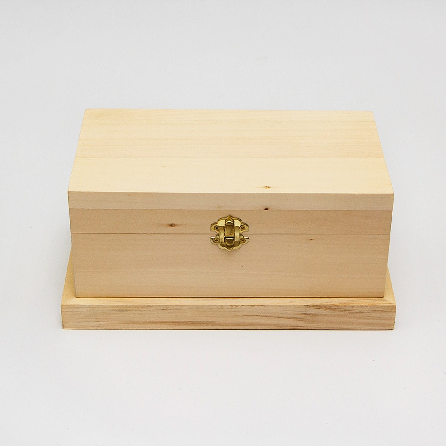 Jewelry box limewood blank for wood carving handmade item Etsy