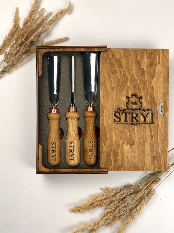 START Woodcarving Set of 3 Tools Straight Gouge Set Original Pattern in  Relief Carving Woodworking Supply Woodcarving Tools, Tools for Hobby -   Israel