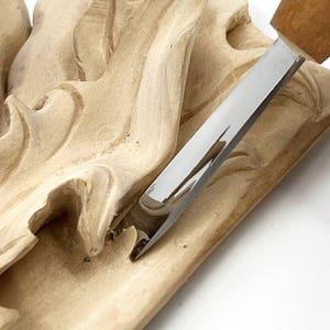 STRIY Wood Carving Chisel, Geometric Relief Gouge, Woodcraft tools, Gift for carver, Gouge