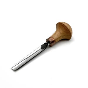 Gubia de palma de acero forjado, cincel para tallar madera, herramienta para tallar, buril, regalo para artesanos