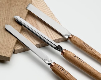 Forged Steel Wood Turning Chisel Set, Woodworking Lathe Tools