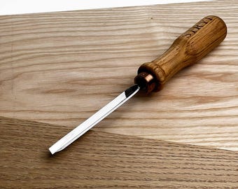 90 Degree V-Chisel, Forged V-parting tool, Wood carving tool, Relief Chisel