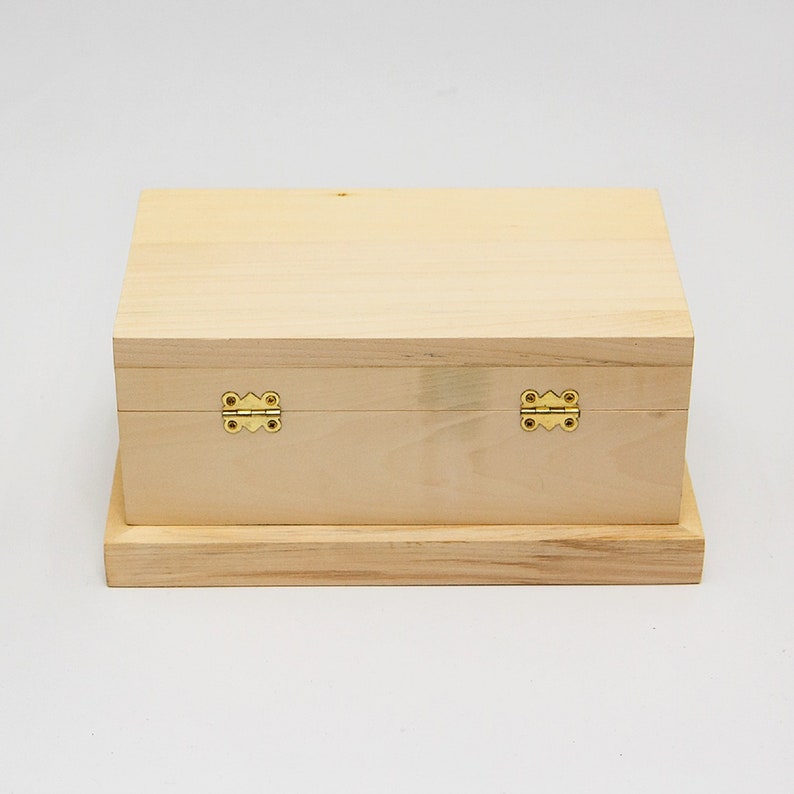 Jewelry box limewood blank for wood carving handmade item Etsy