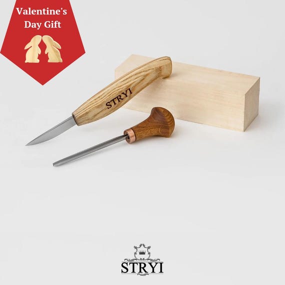 Wood Carving Set Wooden Blank Palm Carving V tool Wood Whittling Kit Knife Set for Carving Wood Carving Supplies Gift for Men Etsy