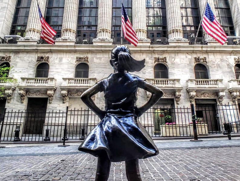 Fearless Girl Wall Street New York City Etsy