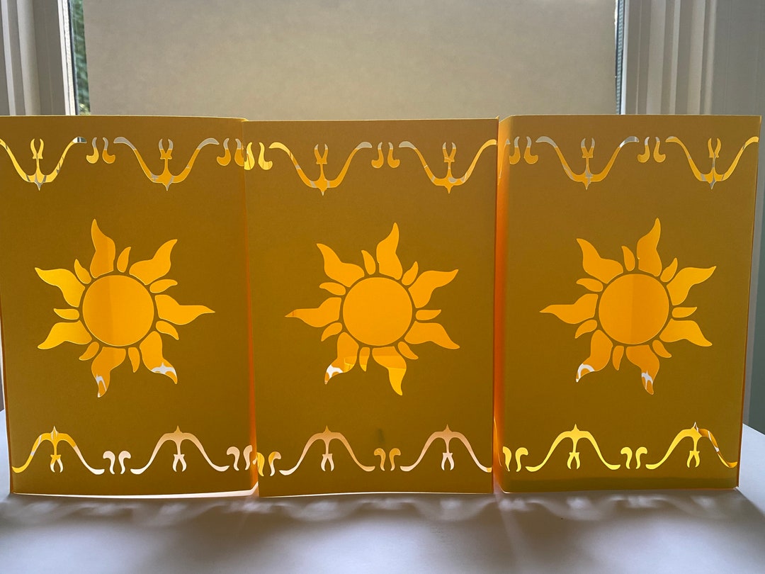 Tangled Lantern | Rapunzel Lantern | 3 Large Tangled Lanterns | 8 Inches Tall | SHIPPED UNASSEMBLED - Etsy