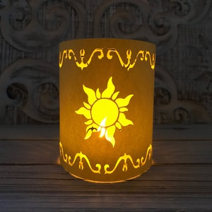 Tangled Lantern Rapunzel Lantern Small Paper Lantern Non-Hanging Variety Pack 4 Inches Tall SHIPPED UNASSEMBLED image 5