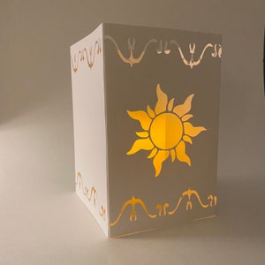 Large Tangled Non-Hanging Paper Lantern in White | 8 Inches Tall | SHIPPED UNASSEMBLED