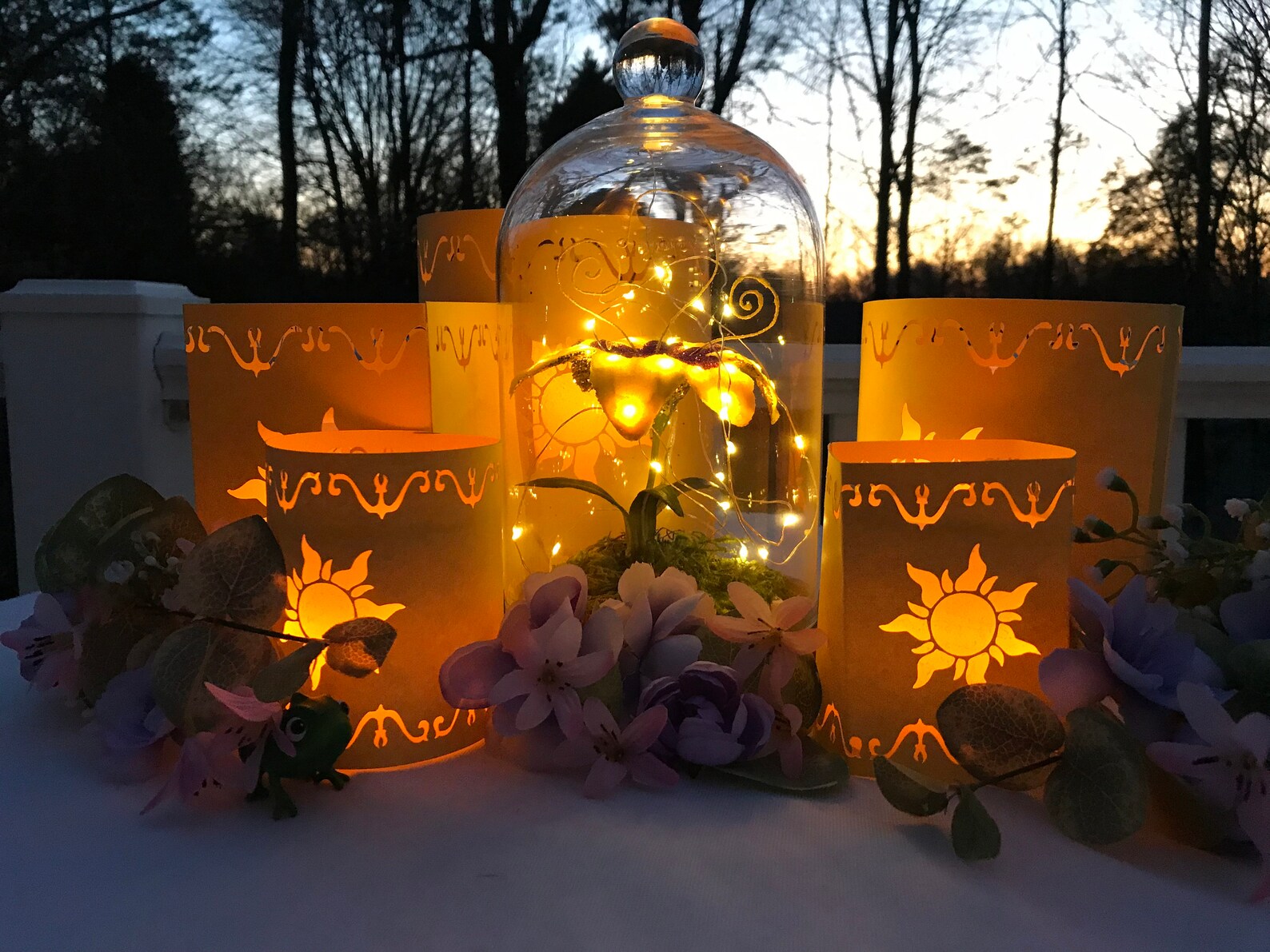 Tangled Flower Rapunzel Flower Tangled Magic Golden Flower Etsy