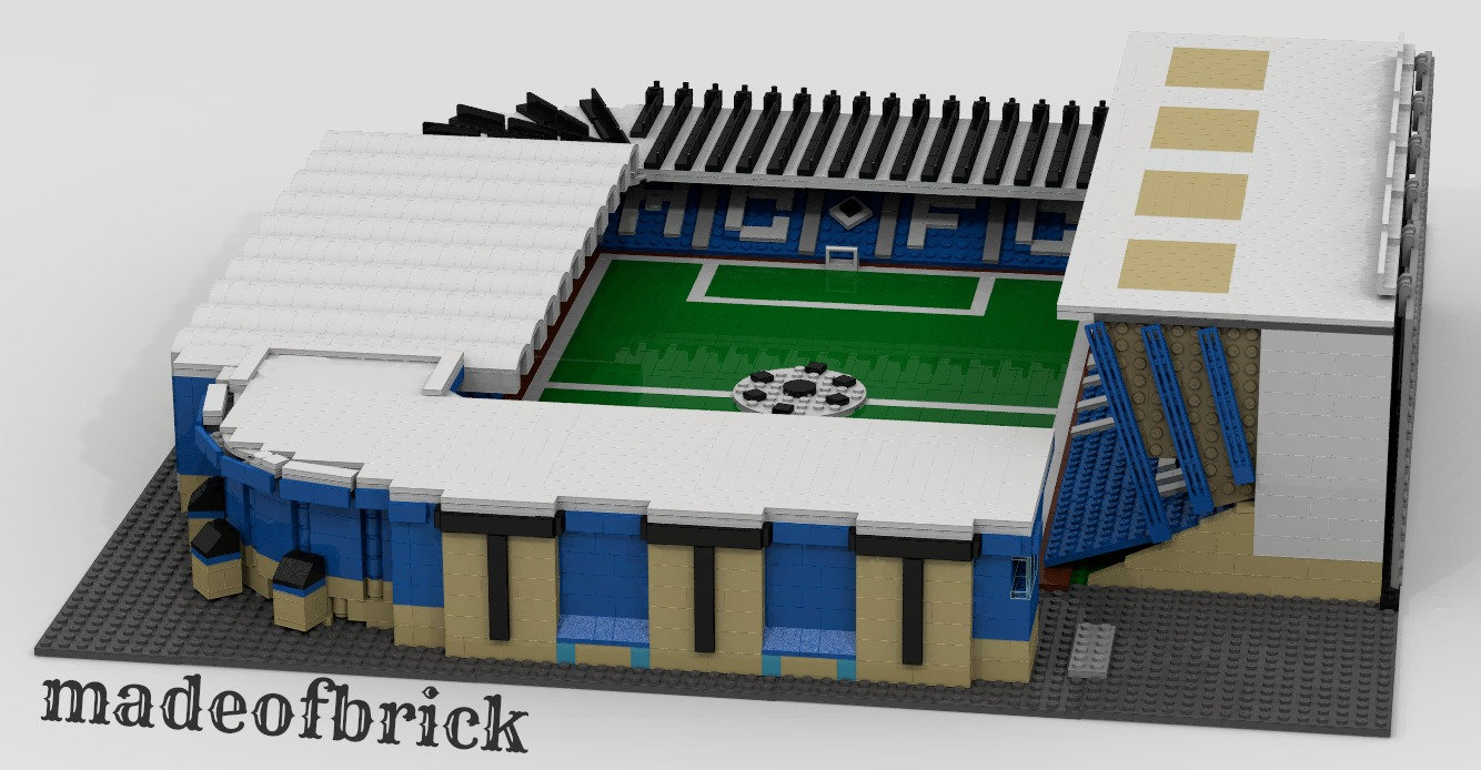 Créez une pièce maîtresse spectaculaire du stade de football Lego