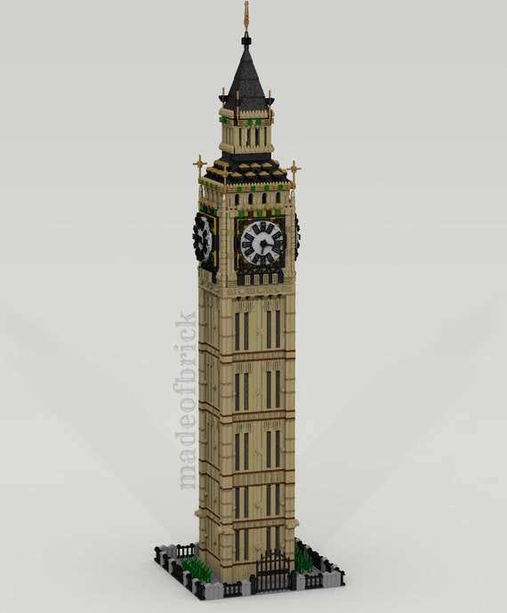 Custom Lego Building Big Ben London United Kingdom Etsy