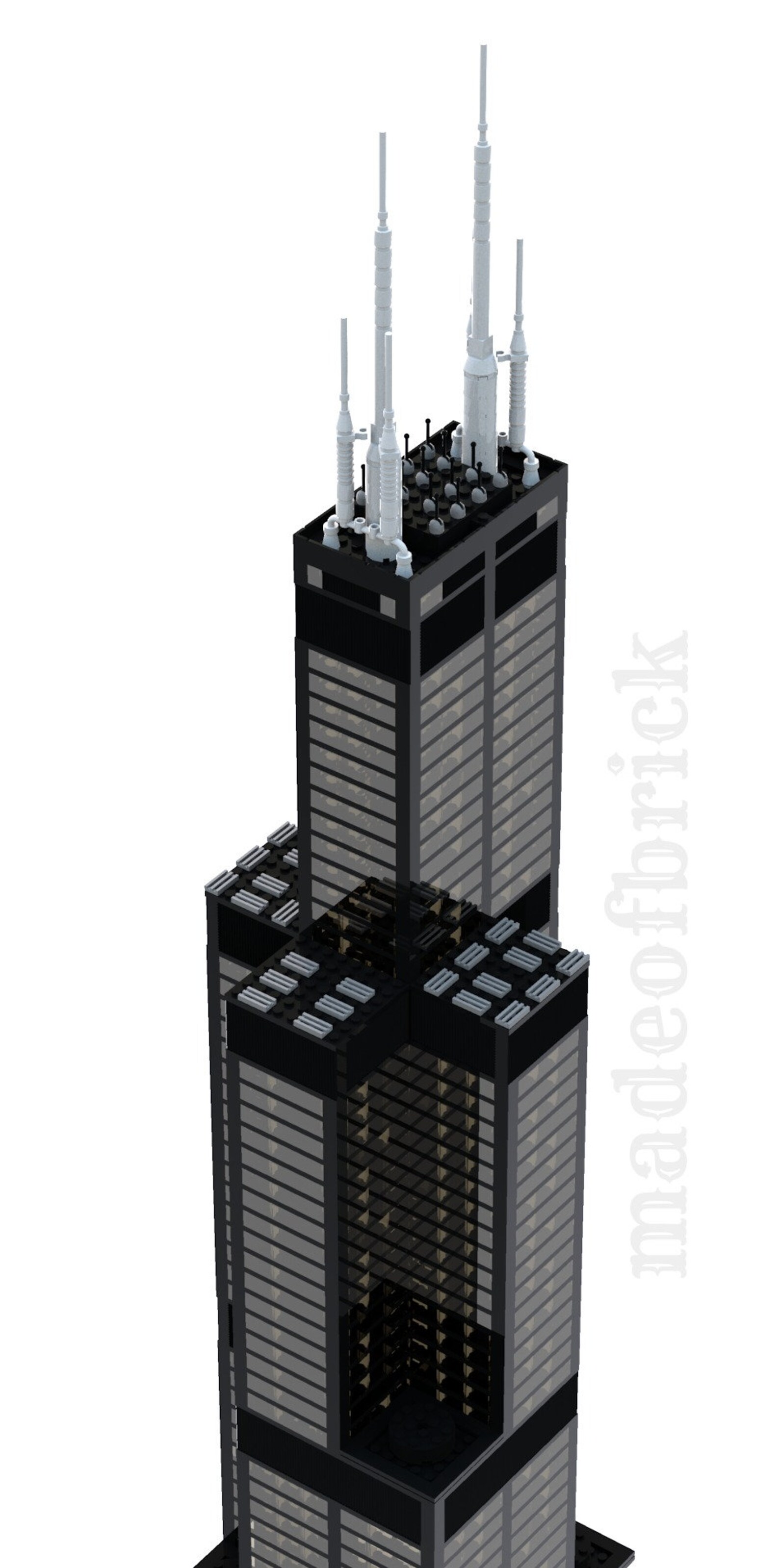 willis tower lego set