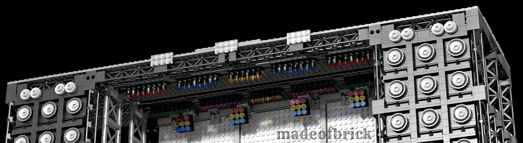 Designed With Original Lego Parts. Building ROCK Concert Stage. AC DC ...