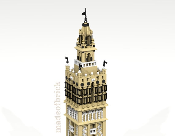 Apelar a ser atractivo Perpetuo ingresos Diseñado con piezas originales de Lego. Edificio la GIRALDA DE - Etsy España