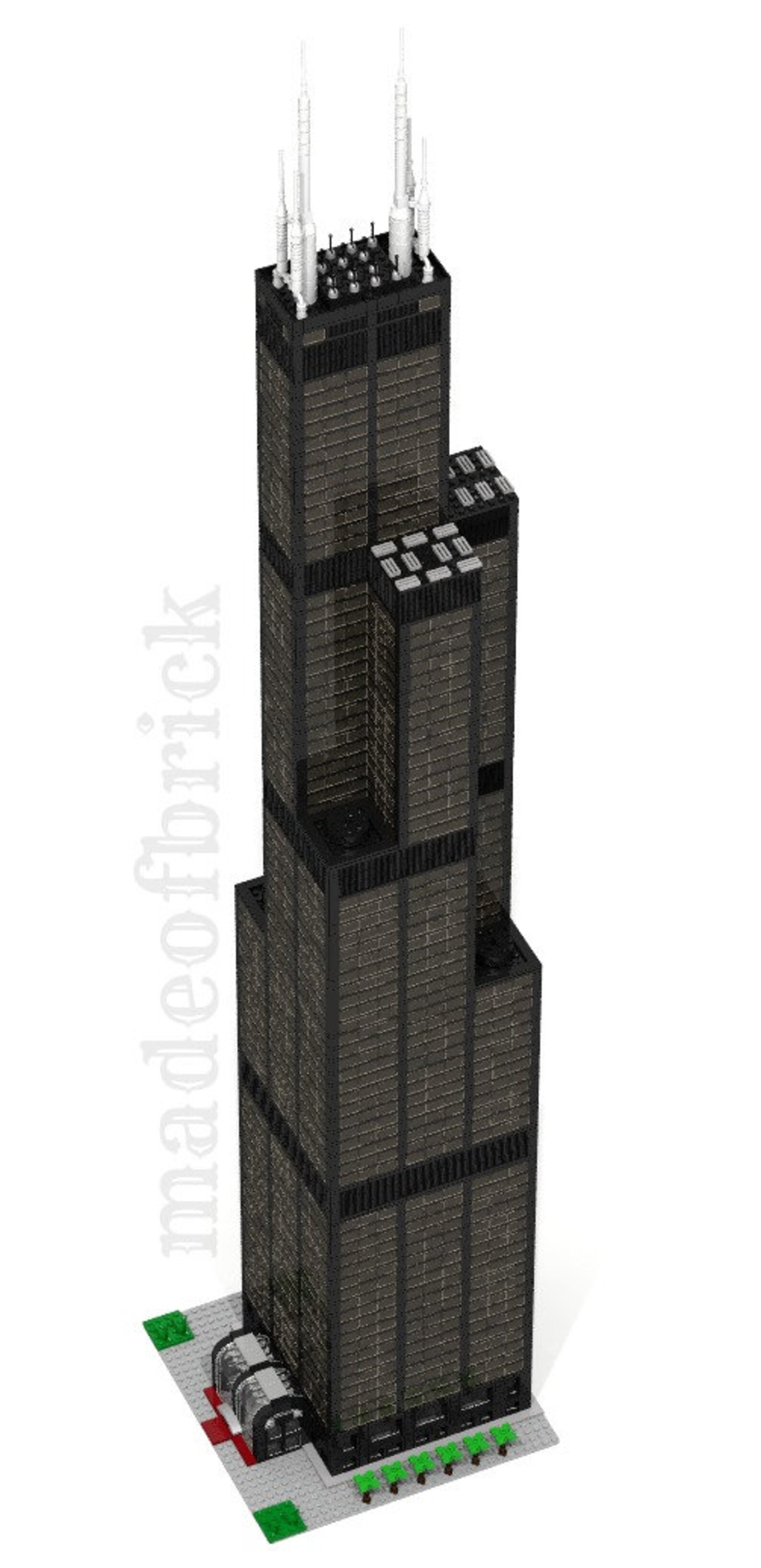 willis tower lego set