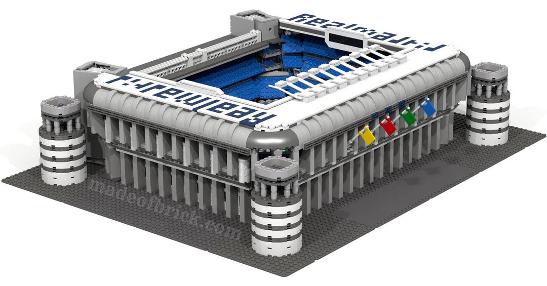 Real Madrid Lego Football Designed With Original Lego Building