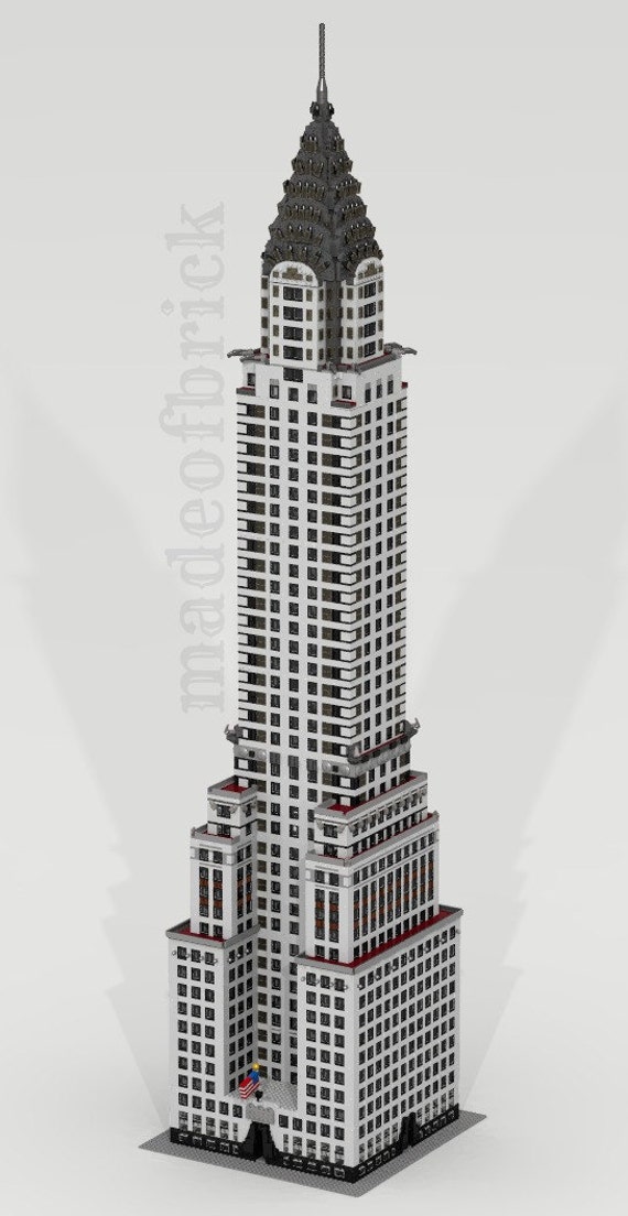 CUSTOM LEGO BUILDING Chrysler Building 