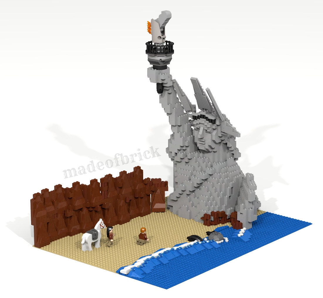 With Lego Parts. of THE APES. Scene - Etsy