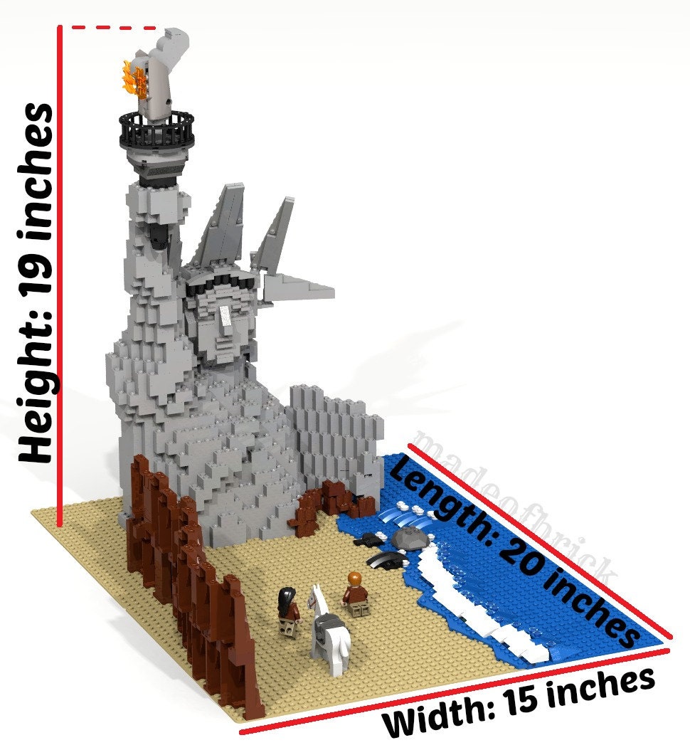 Designed With Original Lego Parts. PLANET of THE APES. Scene From the Famous Science Fiction Movie. Franklin J. Schaffner. Charlton Heston Etsy Canada