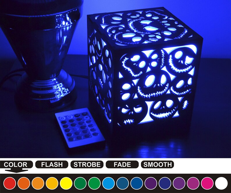 Nightmare Before Christmas Led Lantern Wood Bedroom Lamp Home Decor Night Light For Baby Kids Night Lights Toddler Gift Gift Ideas 4