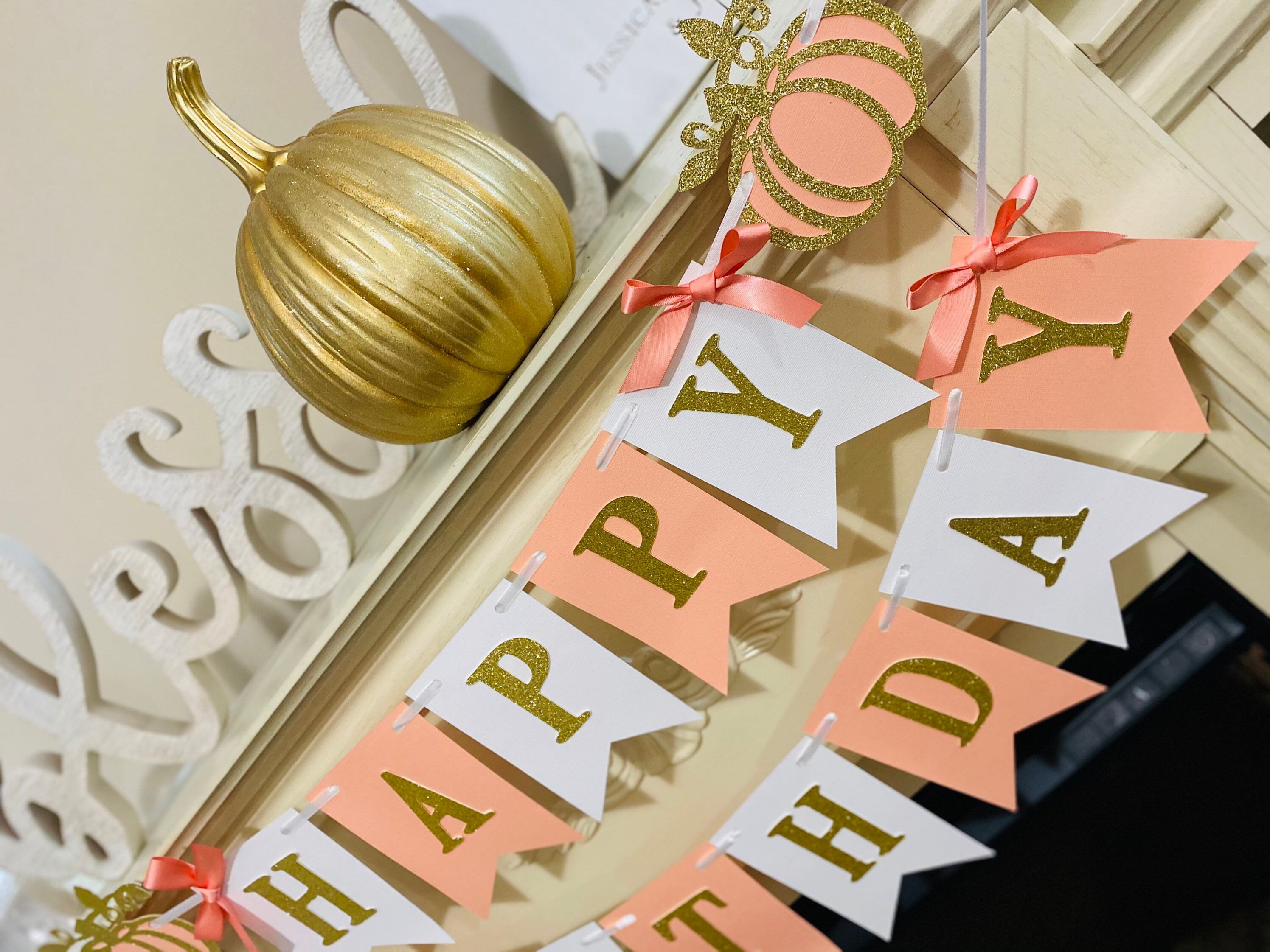 Pumpkin Birthday decorations Our Little Pumpkin is turning | Etsy