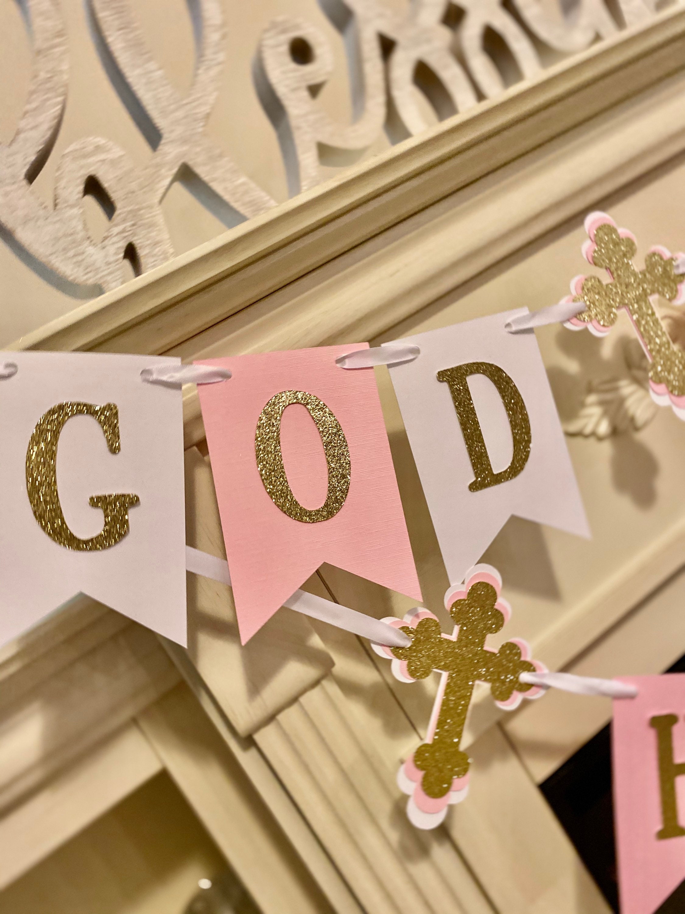 Baptism Banner Baptism Decorations christening Banner Etsy