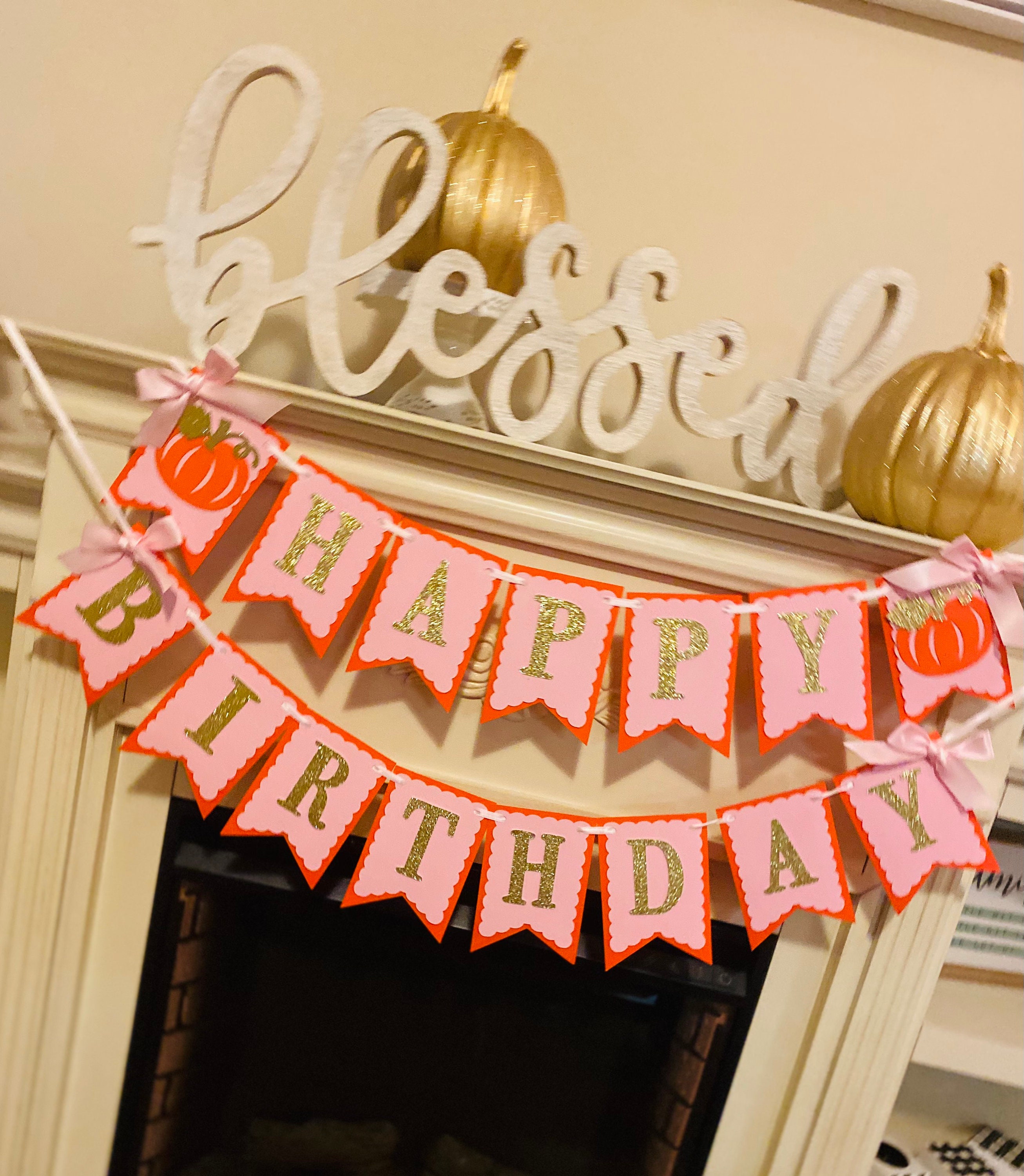 Pumpkin Birthday decorations Our Little Pumpkin is turning | Etsy