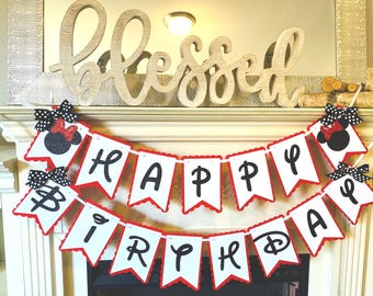 Minnie Mouse Birthday Banner: Oh Twodles Party Decorations