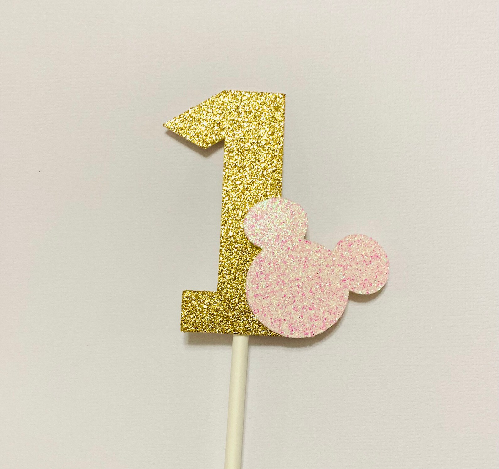 Pink and Gold Minnie Mouse Banner Minnie Mouse Birthday | Etsy
