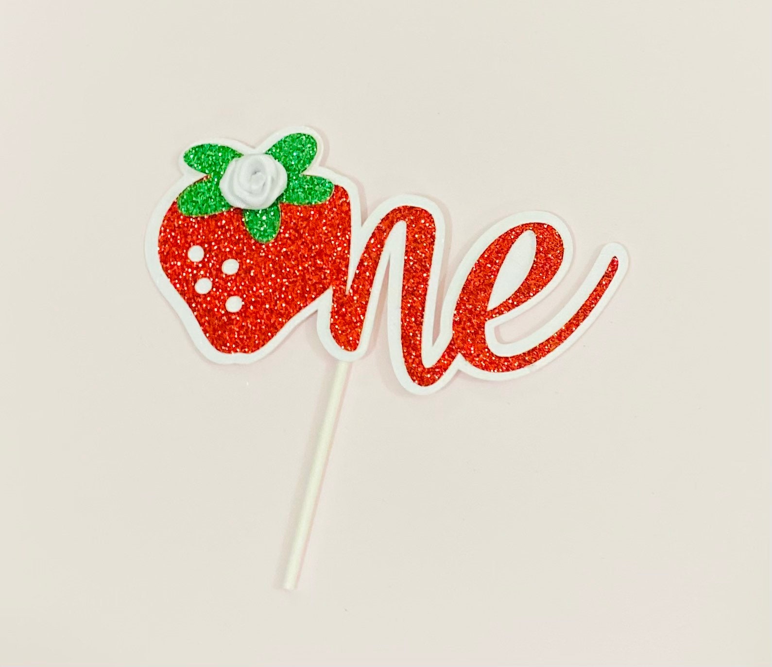 Strawberry Cake Topper Berry Sweet Cake Topper Strawberry Etsy