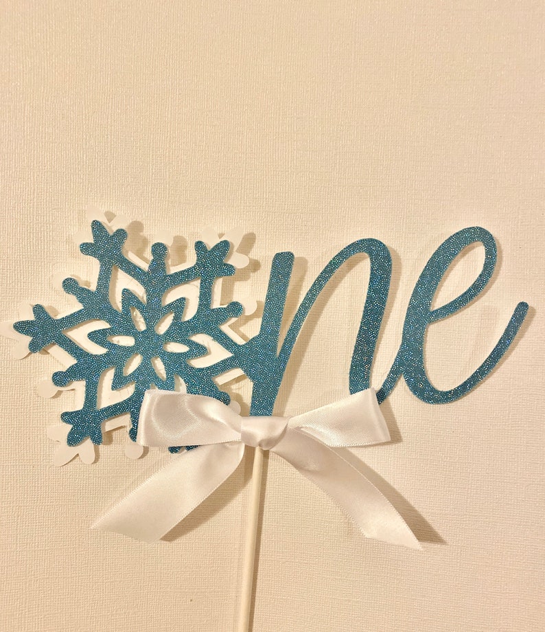 Download Winter Onederland Cake Topper Onederland Birthday Girl Decorations One Cake Topper Snowflake Cake Topper Party Decor Paper Party Supplies