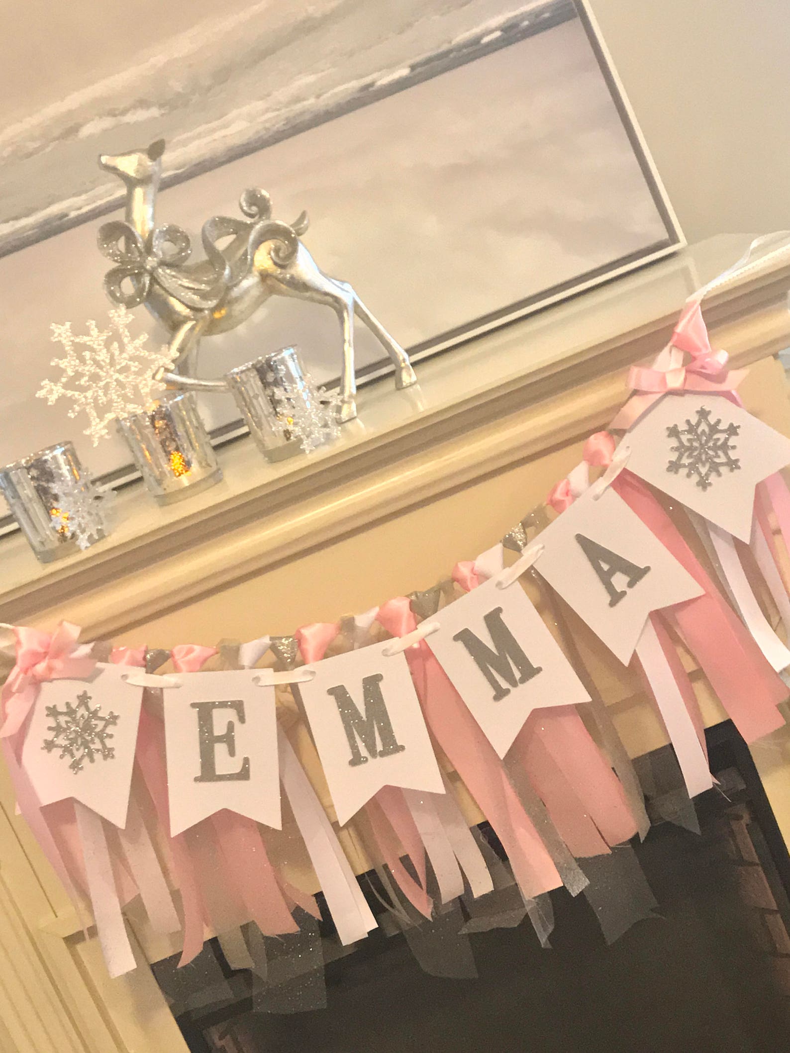 Snowflake Birthday Party Decorations Winter Wonderland Etsy