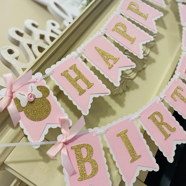 Minnie Mouse Birthday Decorations, Oh Twodles Birthday ,Minnie 1st Birthday Banner, Minnie 2nd Birthday, Girl 1st Birthday,Oh Twodles Banner