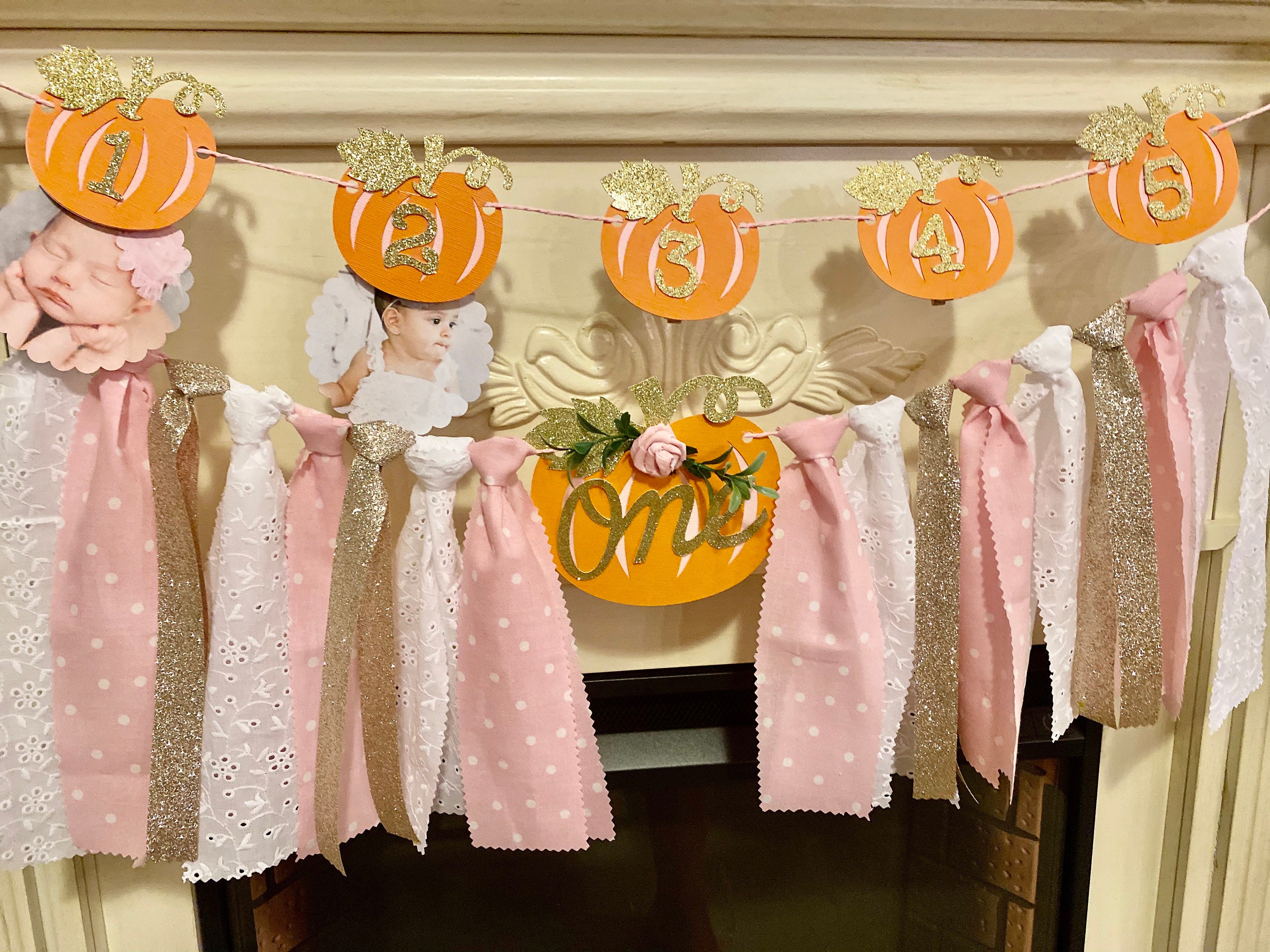 Pumpkin Birthday decorations Our Little Pumpkin is turning | Etsy