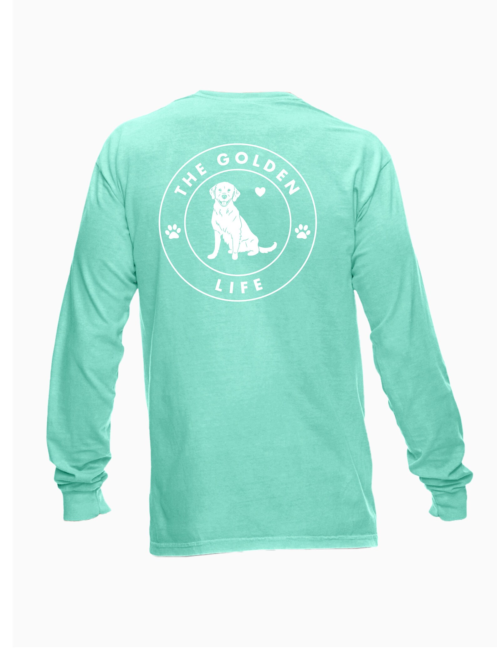 Golden Retriever Shirt The Golden Life Long Sleeve | Etsy