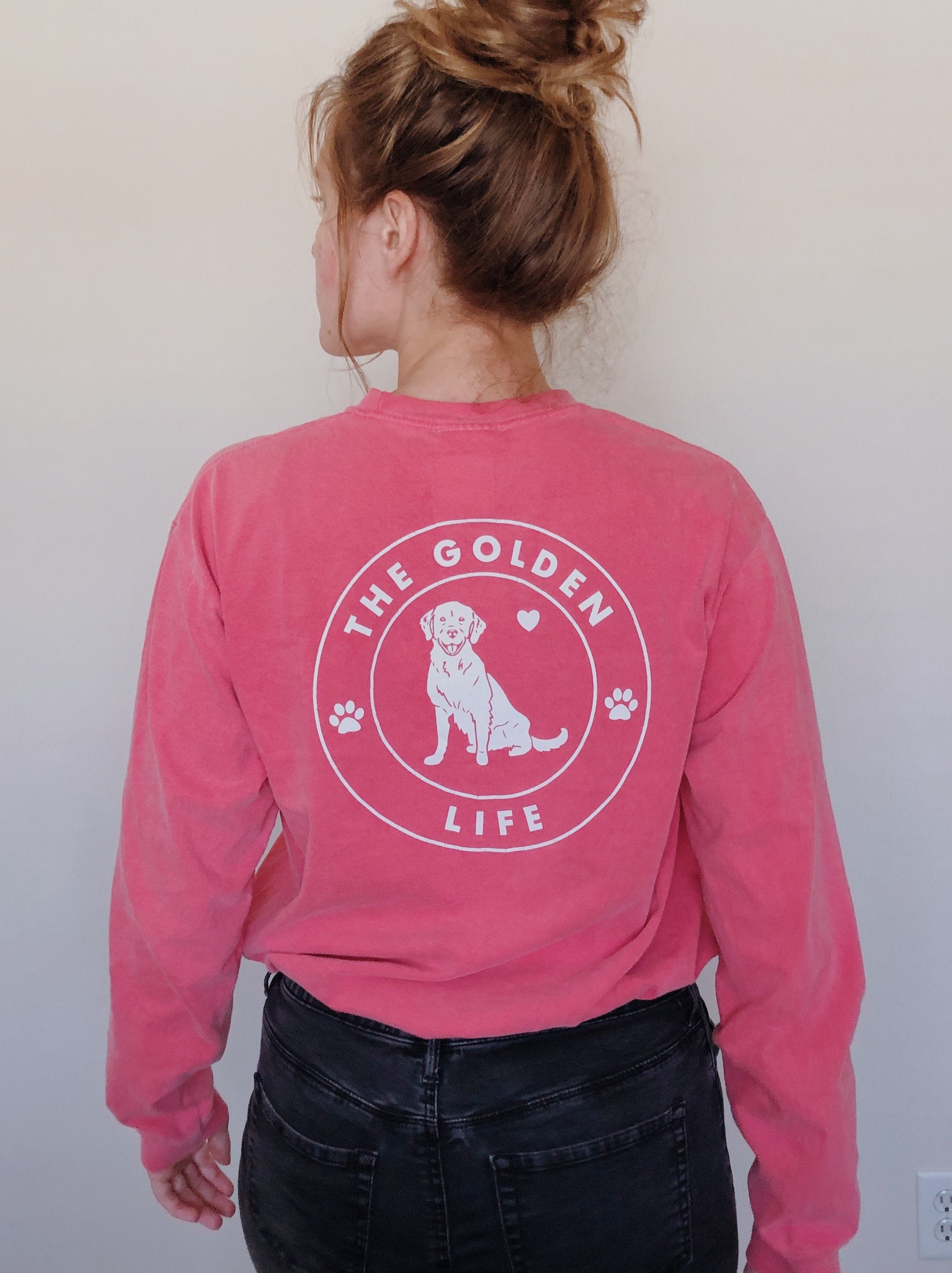 Golden Retriever Shirt | the Golden Life Long Sleeve - Etsy