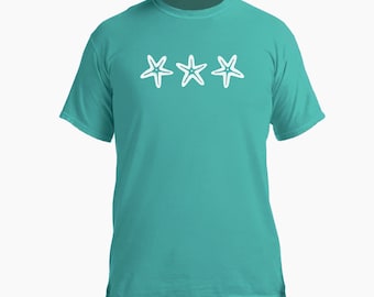 Three Starfish Tshirt | Comfort Colors