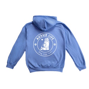 Aussie Dog Hoodie | Australian Shepherd Dog Mom Hooded Sweatshirt