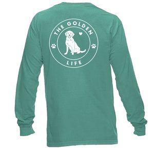 Golden Retriever Shirt | the Golden Life Long Sleeve - Etsy