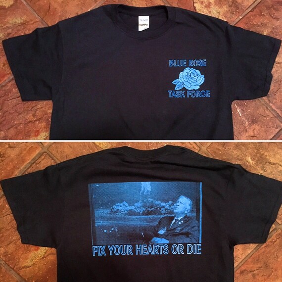 Twin Peaks Blue Rose Task Force TShirt Etsy
