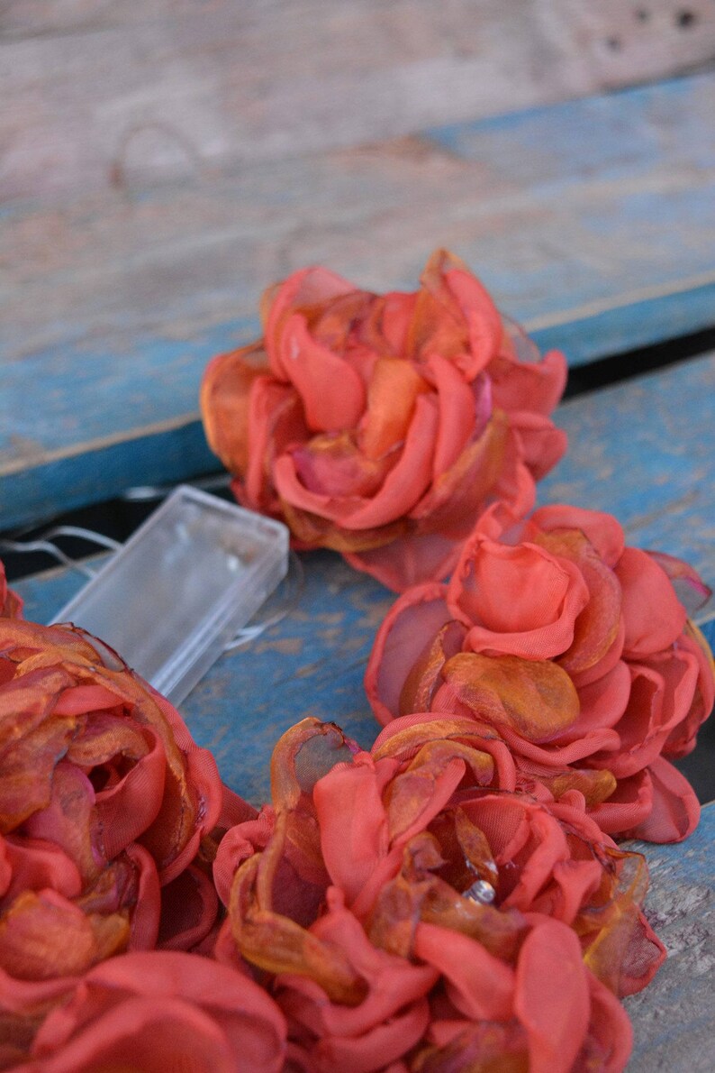 Bachelorette Party Light Garland Roses Fairy Wedding Etsy