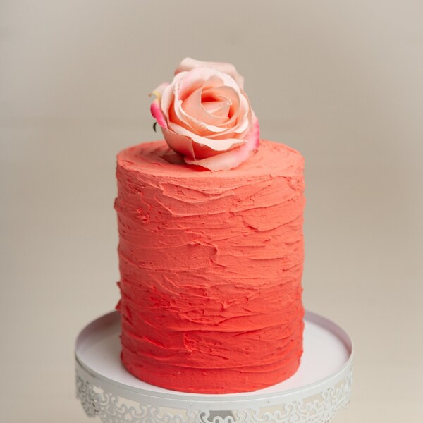 Small Pink Ombre Fake Cake 5x6inch