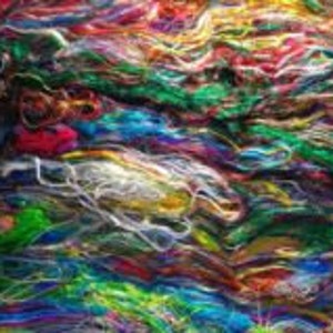 Recycled Sari Fiber Batt