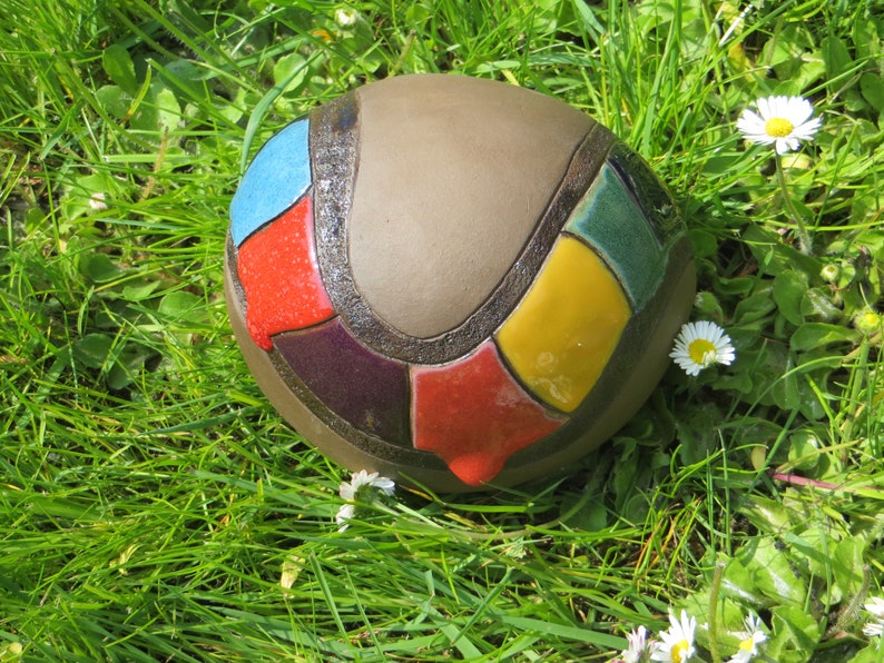 Parched Randstein Garden Ball Garden Ceramics Wegron Ball Etsy