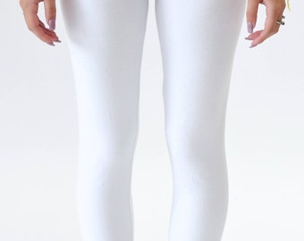 Best White 23" Capri Legging
