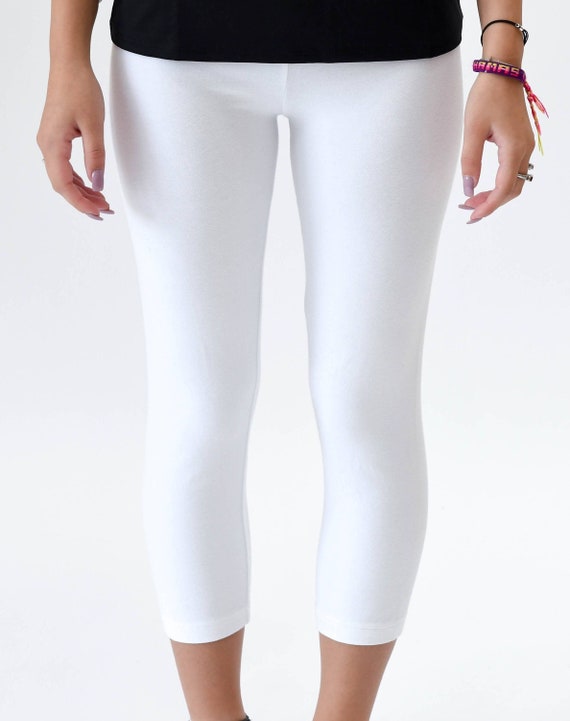 Best White 23 Capri Legging Etsy Australia