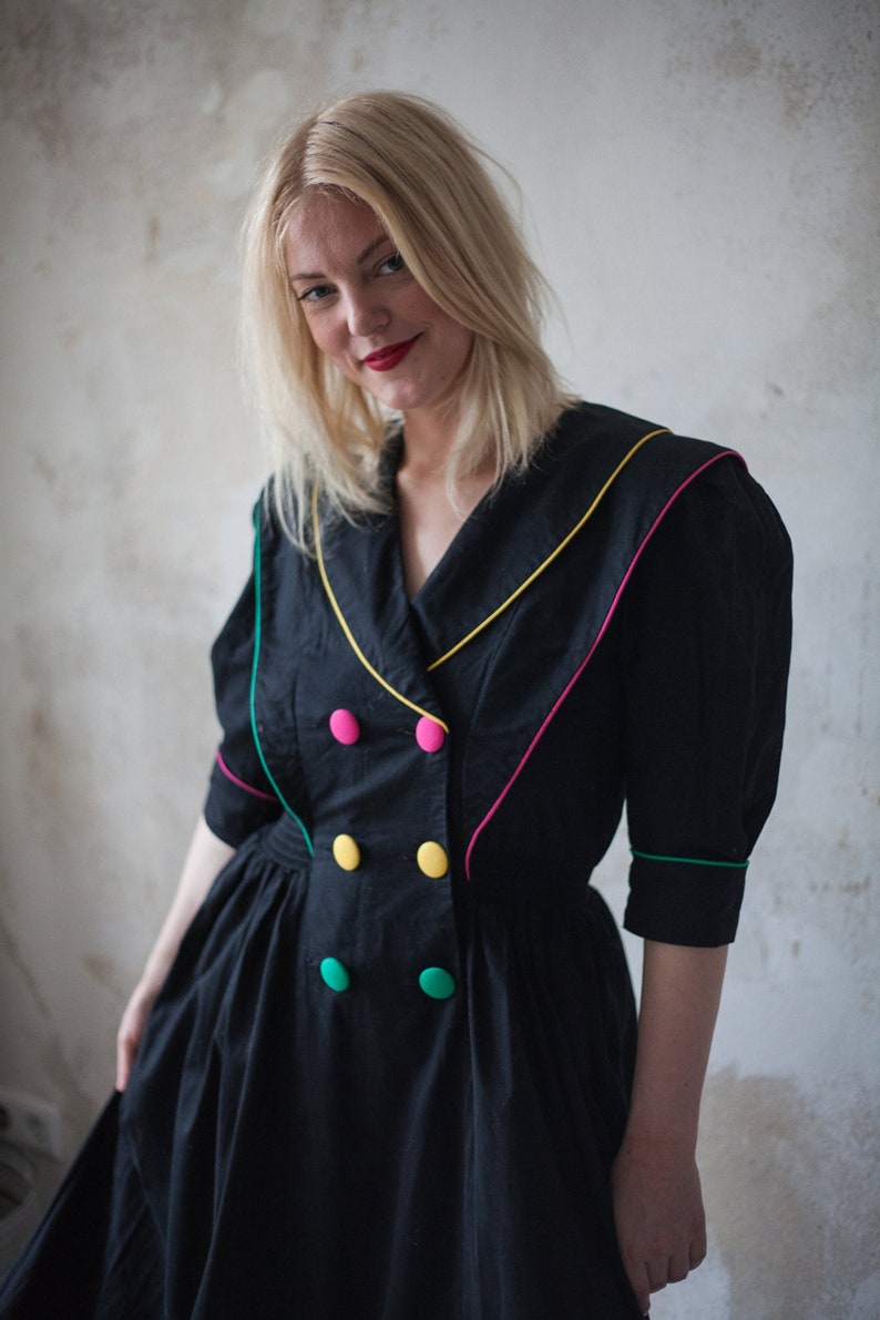 colourful midi dress