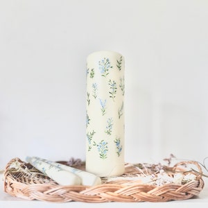 Hand Painted Unity Candles, Bride and Groom Gift, Wedding Gift for Couple, Anniversary Gift, Engagement Gift for Couple, Candle Gift